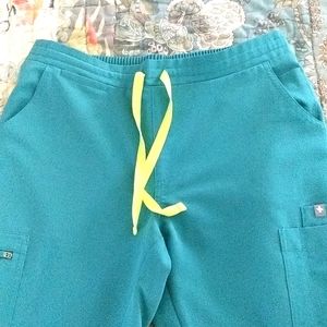 Figs Yola Skinny Scrub Pants in Limited Edition Color Marine Size Small